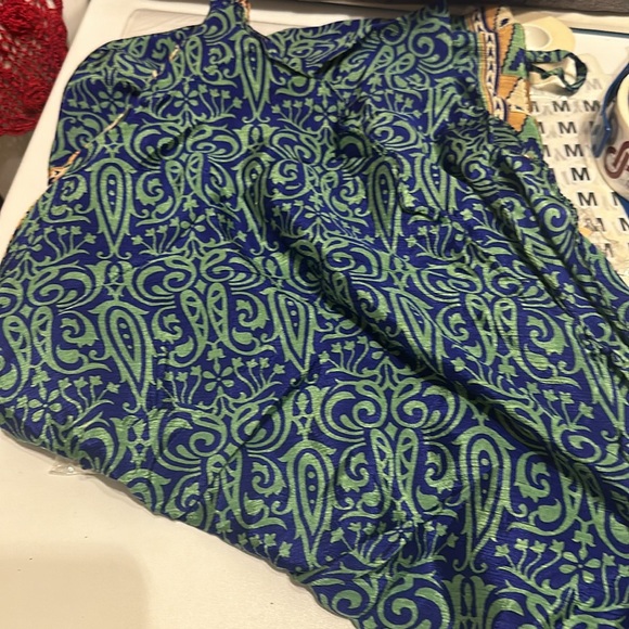 Multi print double layered short dress - Picture 6 of 6